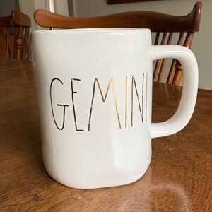 Gemini Gold Foil Constellation Mug